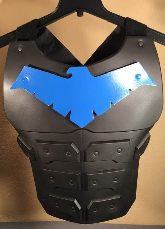 Nightwing chest armor Flat Black Classic Nightwing Blue